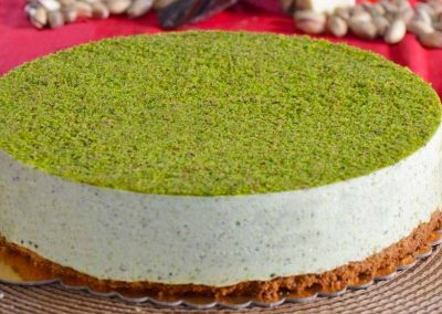 Cheesecake al pistacchio